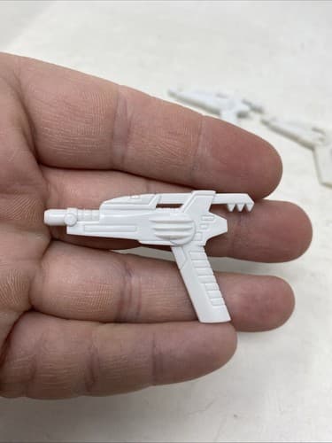 Lot Of 4 Power Ranger Toy Gun Blasters Weapons White Bandai Action Figures Acces — photo 2