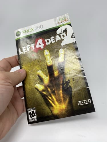 left 4 dead 2 xbox 360 Manual Only No Game Or Case — photo 3