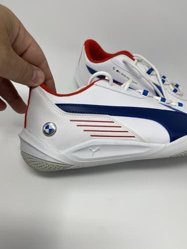 NEU Puma BMW MMS R-Cat Machina 43  Sneaker 307102-02 WHITE top Size 9 US — photo 3