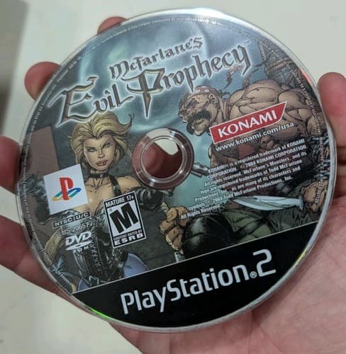 McFarlane's Evil Prophecy PlayStation 2 PS2 Disc Only Tested — photo 2