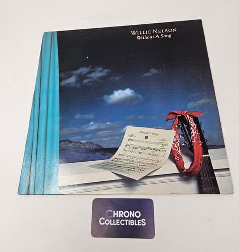 WILLIE NELSON Without A Song COLUMBIA  RECORDS  LP Vinyl Record