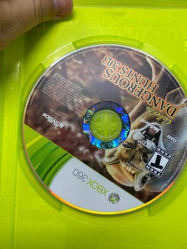 Lot of 2 Cabela's Dangerous Hunts 2009 & 2013 XBOX 360 Game & Manual Tested — photo 9