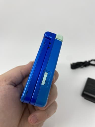 Nintendo Game Boy Advance SP Azurite Blue Megaman Handheld w/ Power Cord ASG001 — photo 5