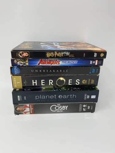 Lot Of 6 DVD Lot Harry Potter Heroes Cosby Planet Heroes Unbreakable Avengers — photo 5
