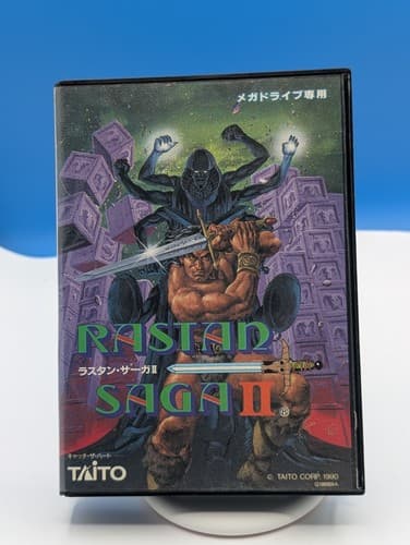 Rastan Saga II 2 (Sega Mega Drive, 1990) Authentic Game , CIB Complete Tested US