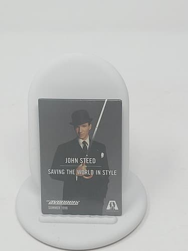 John Steed - The Avengers - Saving The World In Style - Avengers Promo Pin 1998