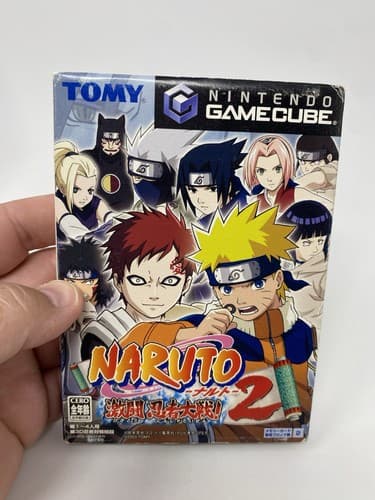 Naruto: Gekitou Ninja Taisen 2 - No Manual - Nintendo GameCube Japanese