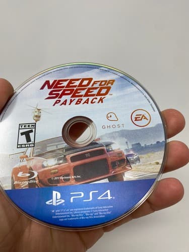 Need for Speed Payback - Sony PlayStation 4 PS4 Disc Only No Case or Manual — photo 3