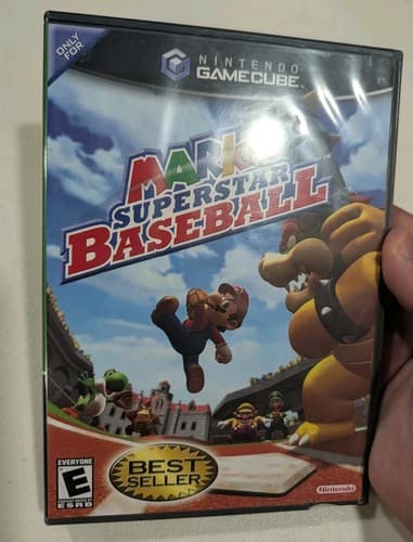 Mario Superstar Baseball (Nintendo GameCube, 2005) SEALED NEW — photo 2