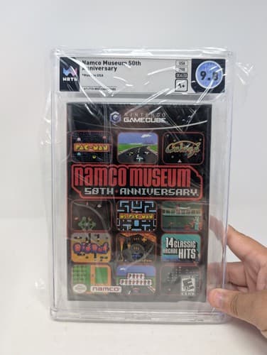 Namco Museum 50th Anniversary GameCube WATA 9.8 A+ New Sealed Top Pop