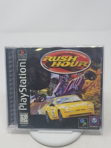 Rush Hour (Sony PlayStation 1, 1997) PS1 Complete W/ Manual & Registration CIB