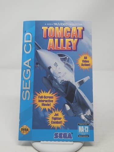 Tomcat Alley (Sega CD, 1994) Complete CIB Tested Works w/ Manual — photo 6