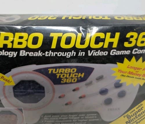 Turbo Touch 360 Super Nintendo SNES Controller Brand New Sealed — photo 2