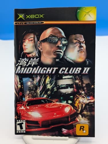 Midnight Club II 2 (Microsoft Xbox, 2003) Complete CIB Game Manual & Case Tested — photo 4