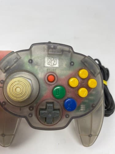 Nintendo 64 N64 Hori Pad Mini Controller Funtastic Transparent Gray — photo 4