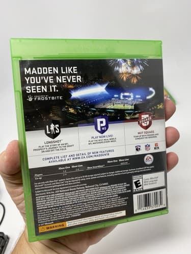 Madden NFL Game Lot of 4 (Microsoft Xbox One) 15 17 18 19 Brady Gronkowski OBJ — photo 9