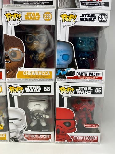 Funko Pop Star Wars Lot of 12 Boxed Figures Darth Vader Kylo Ren Exclusives — photo 5