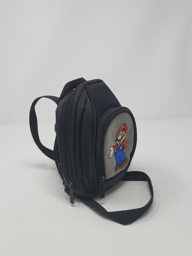 Nintendo DS GBA Carry Case Black  Gray Mini Backpack Mario — photo 5