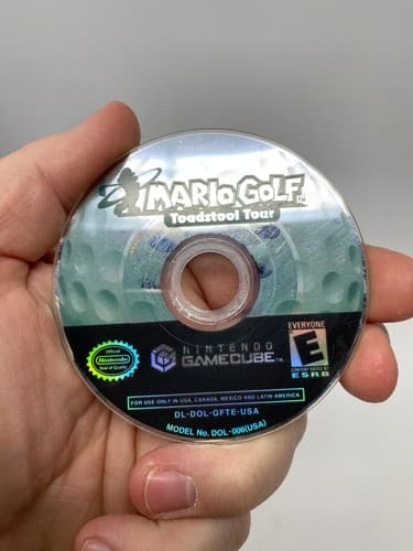 Mario Golf Toadstool Tour Nintendo GameCube Disc Only Tested Authentic
