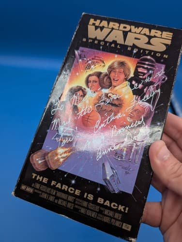 Hardware Wars VHS With Many Signatures See Photos - Star Wars Parody  — photo 6