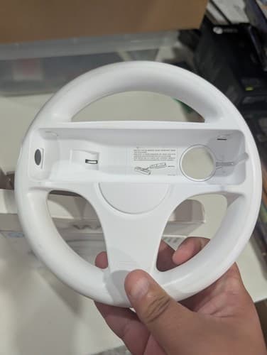 Wii Steering Wheel Nintendo Wii Video Game Controller Complete in Box — photo 6