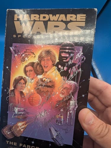 Hardware Wars VHS With Many Signatures See Photos - Star Wars Parody  — photo 4