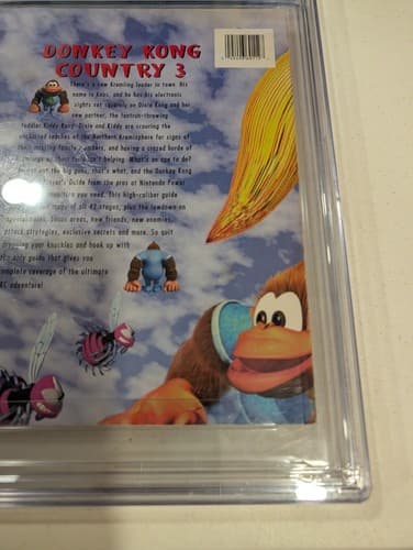 Donkey Kong Country 3 Nintendo Player's Guide CGC Graded 6.5 — photo 8