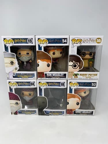 Funko Pop! Harry Potter Vinyl Figures Lot of 6 - Harry Potter Albus Dumbledore