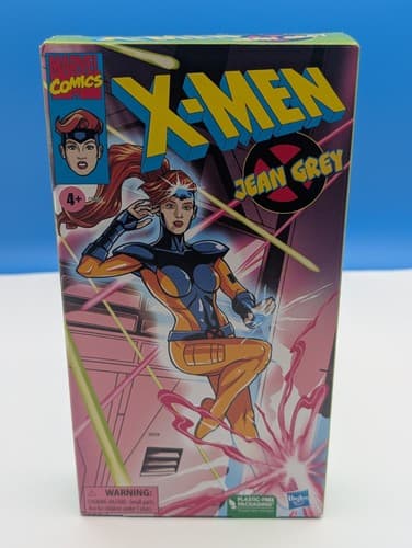 Marvel Legends 6" 1990s Animated Series X-Men Jean Grey  VHS Packaging New