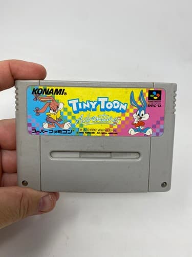 TINY TOON ADVENTURES NINTENDO SUPER FAMICOM JAPAN Cart Only Loose JPN Region Loc