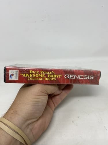 ⚡️Dick Vitale's "Awesome, Baby" College Hoops Sega Genesis Brand New See Pics — photo 7