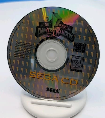 Power Rangers Manual and Disc Only (Sega CD) - Authentic Good Condition — photo 4