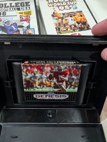 Lot Of 4 Sega Genesis Football/Rugby Games - Joe Montana, College — photo 8