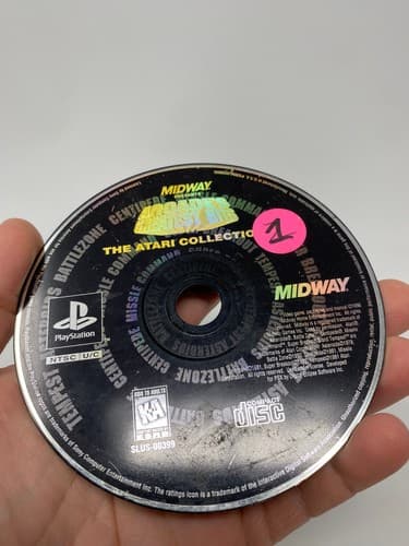Lot of 2 Williams Midway Arcades Greatest Hits Atari PlayStation 1 PS1 Disc Only — photo 7