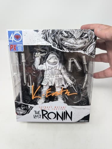 Teenage Mutant Ninja Turtles Last Ronin CHASE Black White TMNT Signed K. Easton