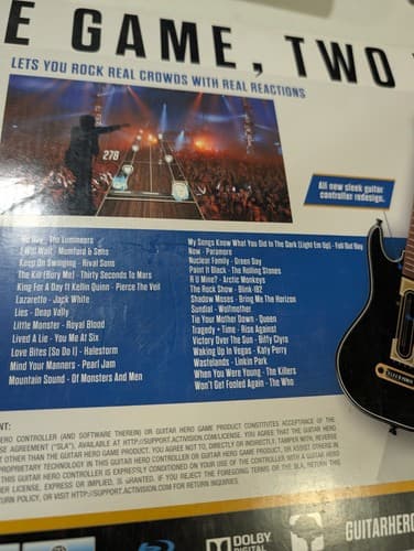 PlayStation 3 PS3 Guitar Hero Live Game Guitar Bundle NEW In Sealed Box — photo 9