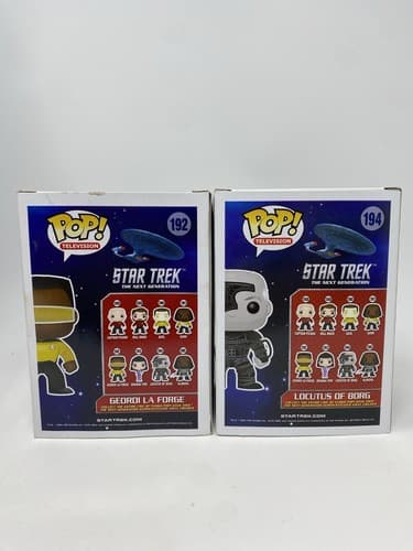 Funko Pop Star Trek The Next Generation Lot - Locutus of Borg Geordi La Forge — photo 5