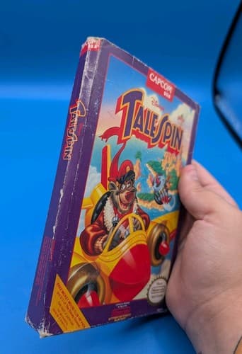 Nintendo NES Disney's Talespin CIB Complete Rough Box, See Photos. Tested — photo 6
