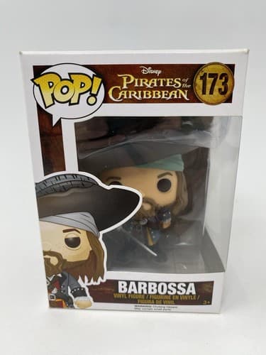 Funko Pop! Disney Pirates of the Caribbean BARBOSSA #173 - Vaulted NEW NIB VAULT