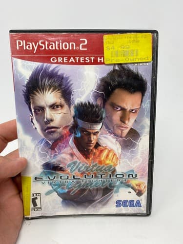 Virtua Fighter 4: Evolution (Sony PlayStation 2, 2003) Game & Case PS2 Tested