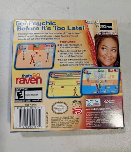 That's So Raven 1 & 2 Gameboy Advance GBA Complete CIB Tested — photo 3