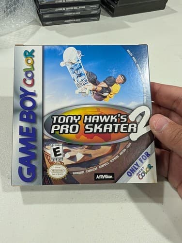 Tony Hawk's Pro Skater 2 (Nintendo Game Boy Color, 2000) GBC Complete CIB