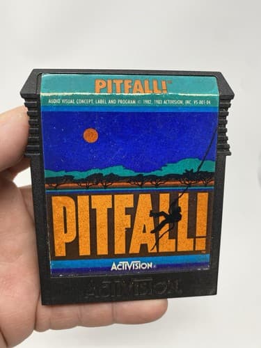 PITFALL! Game Cartridge (Colecovision 1983) Vintage Game Cartridge Untested