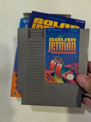 Solar Jetman: Hunt for the Golden Warpship for Nintendo NES CIB No Foam — photo 9