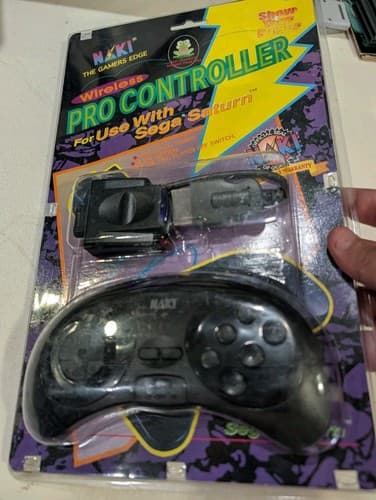 SEGA SATURN NAKI WIRELESS PRO CONTROLLER BRAND NEW Blister  — photo 4