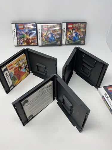 Nintendo DS lot of 7 CASES ONLY LEGO Marvel Harry Potter Batman 2 Ninjago Rings — photo 3