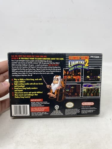 Donkey Kong Country 2: Diddy's Kong Quest (Super Nintendo, 1995)  Players Choice — photo 9