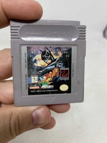 Batman Forever Nintendo Game Boy Cart Authentic Cart Only Loose Ships Fast