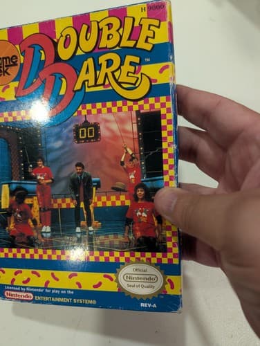Double Dare (Nintendo Entertainment System, NES 1990) COMPLETE CIB TESTED Look — photo 2