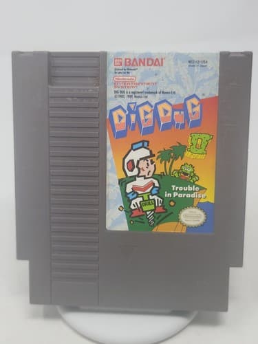 Dig Dug II: Trouble in Paradise (Nintendo Entertainment System, 1989) NES TESTED